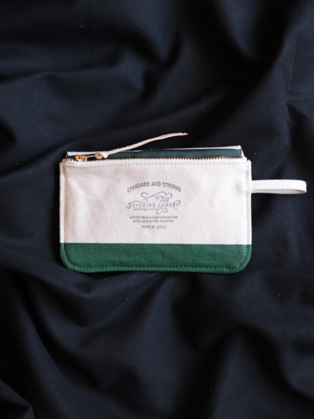 The Superior Labor Green Canvas All-in-One Utility Recycle Bag Pouch Rare